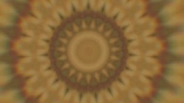 4K soyut arkaplan. Dinamik hareket eden fantezi döngüsü. Kaleydoskop.