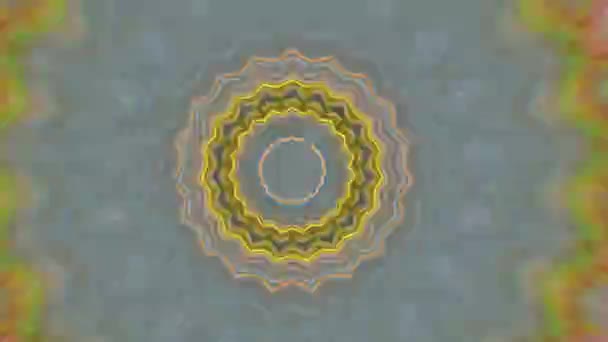 4K - абстрактний фон. Динамічний рухомий фентезійний цикл. Калейдоскоп. — стокове відео