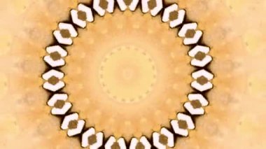 4K soyut arkaplan. Dinamik hareket eden fantezi döngüsü. Kaleydoskop.