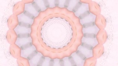 4K soyut arkaplan. Dinamik hareket eden fantezi döngüsü. Kaleydoskop.