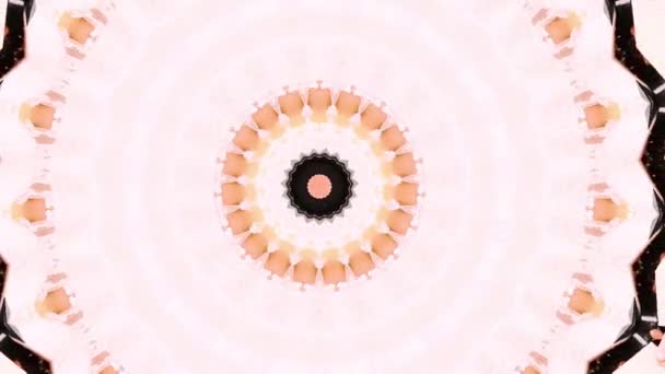 4K abstrakten Hintergrund. Dynamisch bewegte Fantasieschleife. Kaleidoskop. — Stockvideo