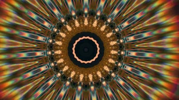 4K abstrakten Hintergrund. Dynamisch bewegte Fantasieschleife. Kaleidoskop. — Stockvideo