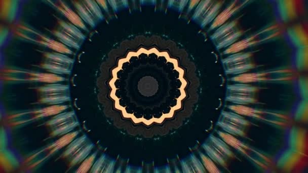 4K abstrakten Hintergrund. Dynamisch bewegte Fantasieschleife. Kaleidoskop. — Stockvideo