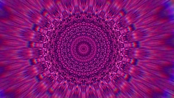 4K abstracte achtergrond. Dynamische bewegende fantasie lus. Kaleidoscoop. — Stockvideo