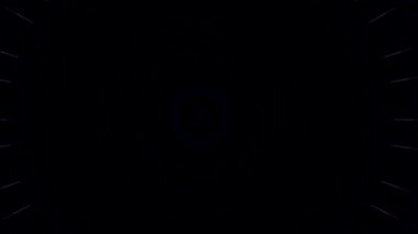 4K soyut arkaplan. Dinamik hareket eden fantezi döngüsü. Kaleydoskop.