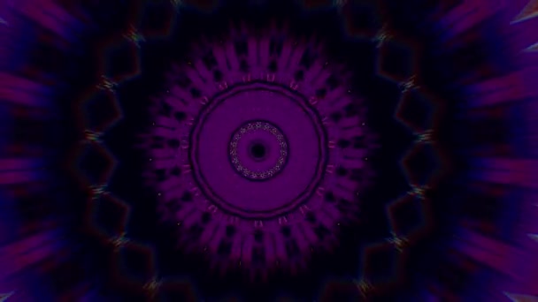 4K abstrakten Hintergrund. Dynamisch bewegte Fantasieschleife. Kaleidoskop. — Stockvideo