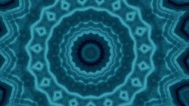 4K soyut arkaplan 60 fps. Dinamik hareket eden fantezi döngüsü. Kaleydoskop.