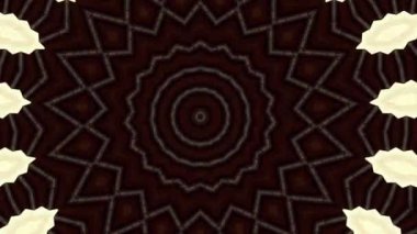 4K soyut arkaplan 60 fps. Dinamik hareket eden fantezi döngüsü. Kaleydoskop.