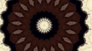 4K soyut arkaplan 60 fps. Dinamik hareket eden fantezi döngüsü. Kaleydoskop.