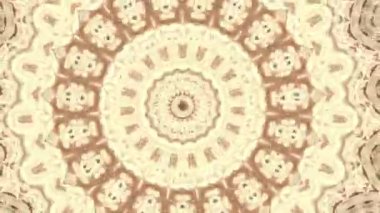 4K soyut arkaplan 60 fps. Dinamik hareket eden fantezi döngüsü. Kaleydoskop.