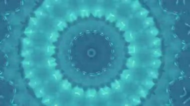 4K soyut arkaplan. Dinamik hareket eden fantezi döngüsü. Kaleydoskop.