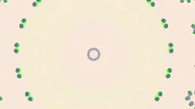 4K soyut arkaplan. Dinamik hareket eden fantezi döngüsü. Kaleydoskop.