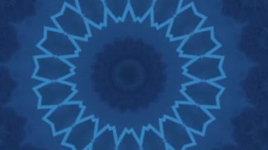 4K soyut arkaplan. Dinamik hareket eden fantezi döngüsü. Kaleydoskop.
