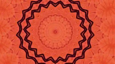 4K soyut arkaplan. Dinamik hareket eden fantezi döngüsü. Kaleydoskop.