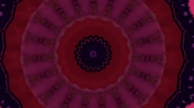4K soyut arkaplan. Dinamik hareket eden fantezi döngüsü. Kaleydoskop.