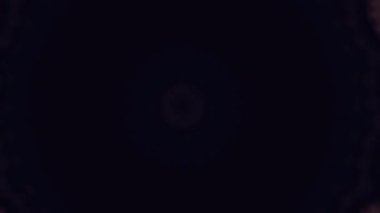 4K soyut arkaplan. Dinamik hareket eden fantezi döngüsü. Kaleydoskop.