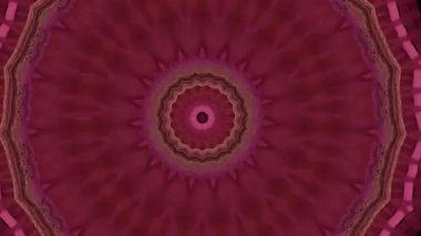 4K soyut arkaplan. Dinamik hareket eden fantezi döngüsü. Kaleydoskop.