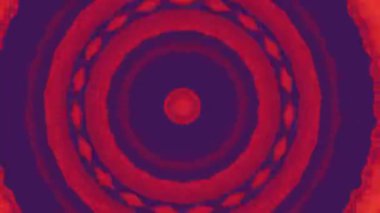 4K soyut arkaplan. Dinamik hareket eden fantezi döngüsü. Kaleydoskop.