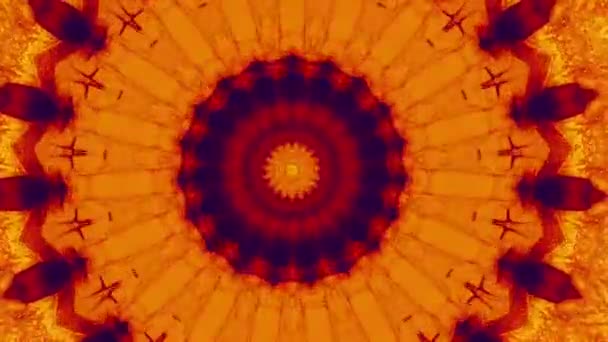 60fps赤オレンジフレイム抽象的な背景。エネルギーテクスチャ、火災効果. — ストック動画