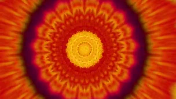 60fps rode oranje vlam abstracte achtergrond. Energie textuur, vuur effect. — Stockvideo