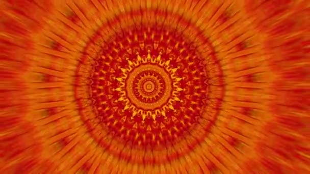 60fps rojo naranja llama fondo abstracto. Textura energética, efecto fuego. — Vídeos de Stock