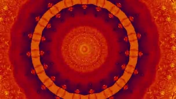 60fps赤オレンジフレイム抽象的な背景。エネルギーテクスチャ、火災効果. — ストック動画
