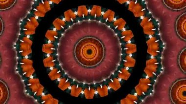 Mandala soyut geçmişi, meditasyon sihri. Ruhani hareket. Kozmik çakra.