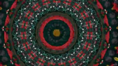 Mandala soyut geçmişi, meditasyon sihri. Ruhani hareket. Kozmik çakra.