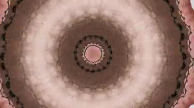 Mandala soyut geçmişi, meditasyon sihri. Ruhani hareket. Kozmik çakra.