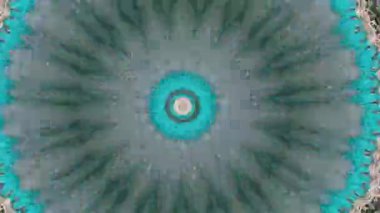 Mandala soyut geçmişi, meditasyon sihri. Ruhani hareket. Kozmik çakra.