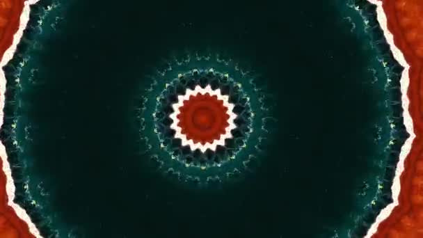 Mandala abstrakt bakgrunn, meditasjonsmagi. Åndelig bevegelse. Kosmisk chakra. – stockvideo