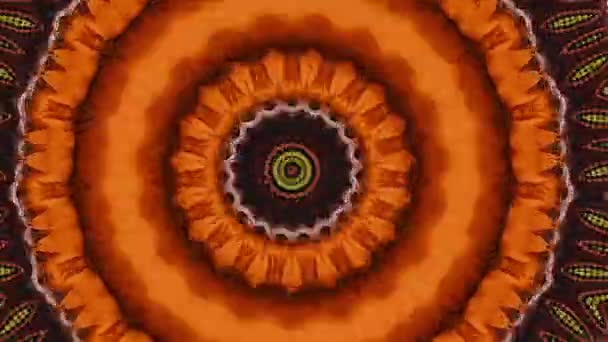 Mandala abstrakt bakgrund, meditation magi utsmyckad. Andlig rörelse. Kosmisk chakra. — Stockvideo