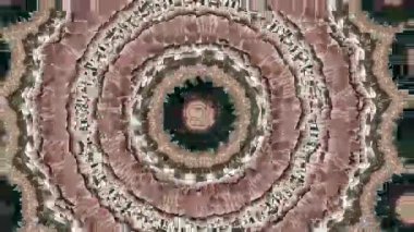 Mandala soyut geçmişi, meditasyon sihri. Ruhani hareket. Kozmik çakra.