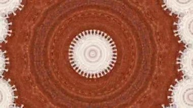 Mandala soyut geçmişi, meditasyon sihri. Ruhani hareket. Kozmik çakra.