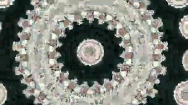 Mandala soyut geçmişi, meditasyon sihri. Ruhani hareket. Kozmik çakra.