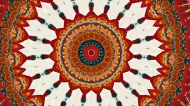 Mandala soyut geçmişi, meditasyon sihri. Ruhani hareket. Kozmik çakra.