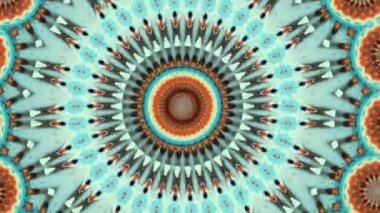 Mandala soyut geçmişi, meditasyon sihri. Ruhani hareket. Kozmik çakra.