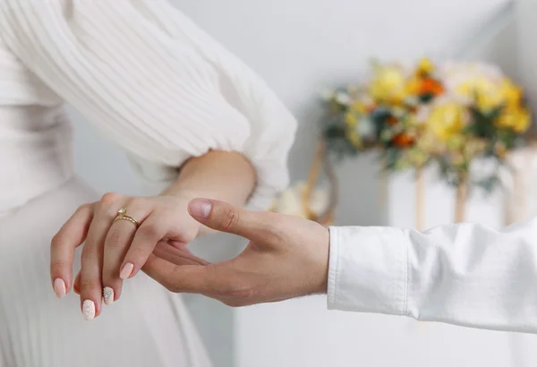 Newly-married couple — Stock Photo, Image