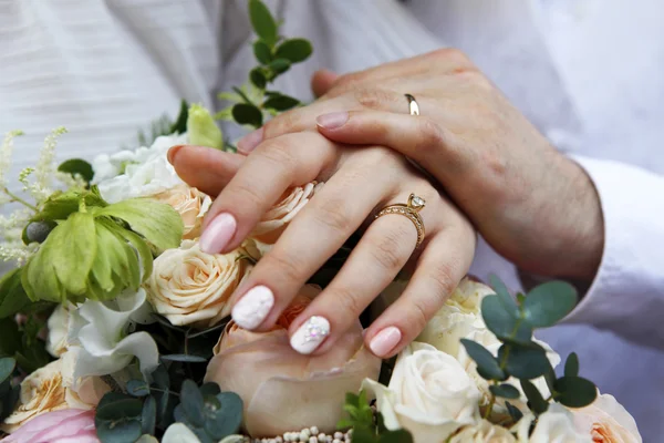 Groom y dride — Foto de Stock