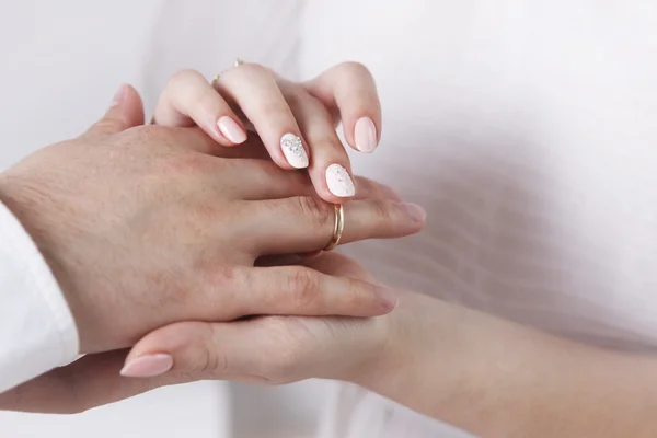 Groom and bride — Stock Photo, Image