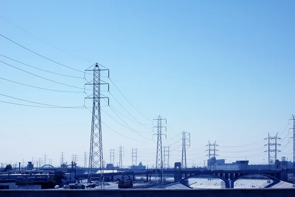 High-voltage line — Stock Photo, Image