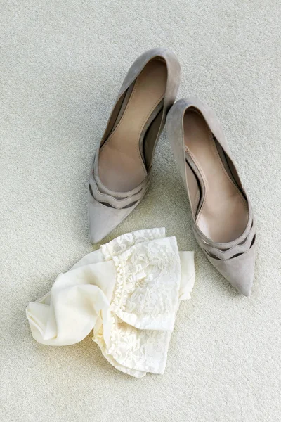 Fashion wedding shoes — Stock Photo, Image