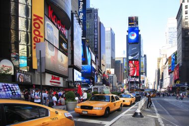 Times Meydanı. New york city