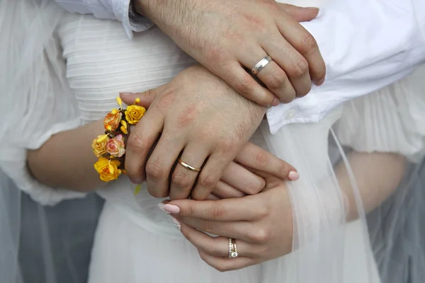 Novio y novia — Foto de Stock