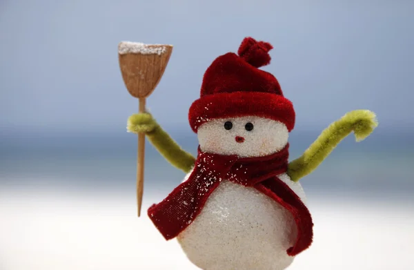 Juguete del muñeco de nieve —  Fotos de Stock