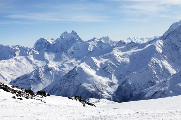 Elbrus Mount - het hoogste punt van Europa — Stockfoto