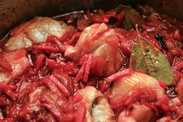 Fish stew of marinated — Stock Photo, Image