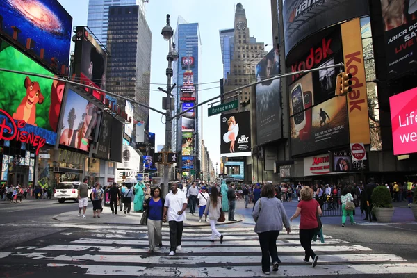 Náměstí Times square. New york city — Stock fotografie