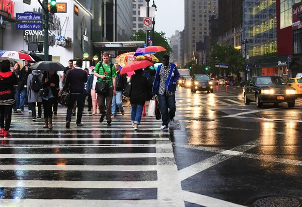 Broadway street. New York City — Stockfoto