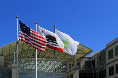 Cupertino, Ca Apple Inc. kampüsünde ana giriş